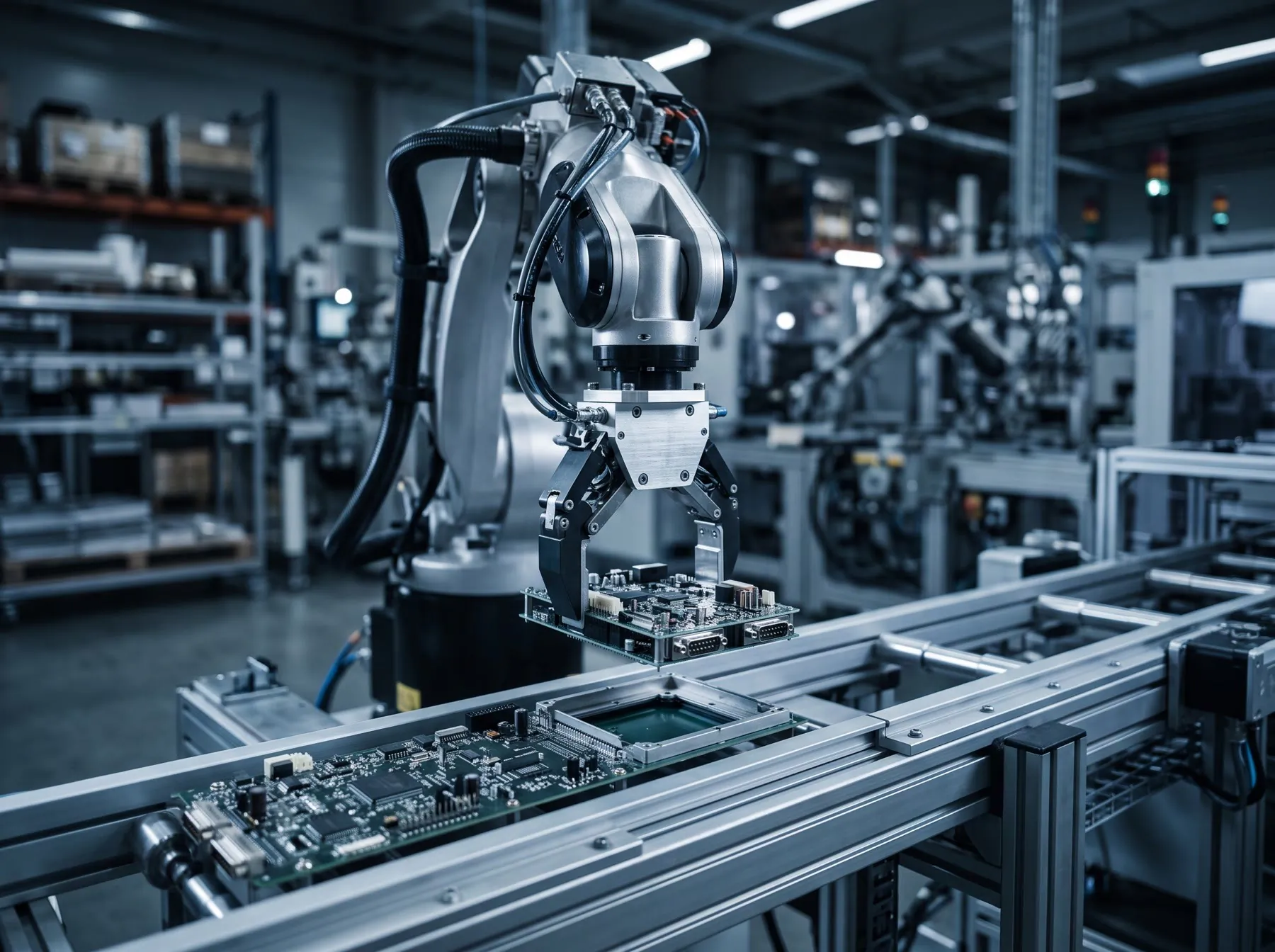 Robotic assembly line