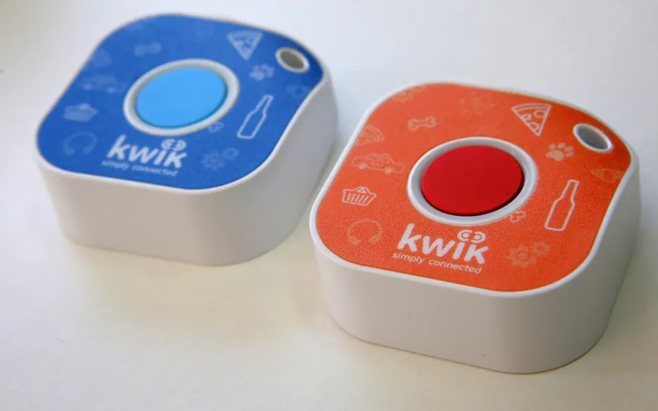 Kwik connected order buttons - industrial and mechanical design by GML
